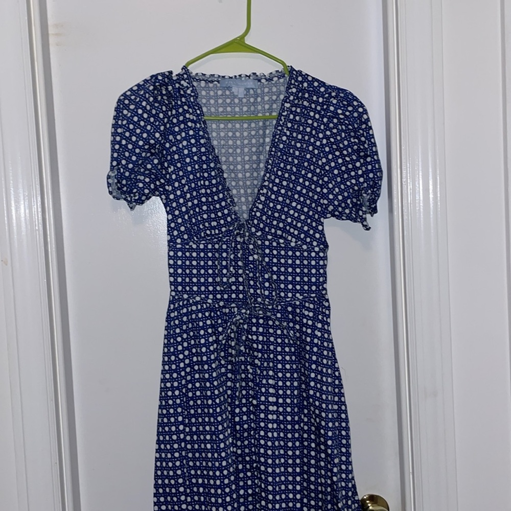 Hill House Blue and White Midi Dress - Picture 7 of 12